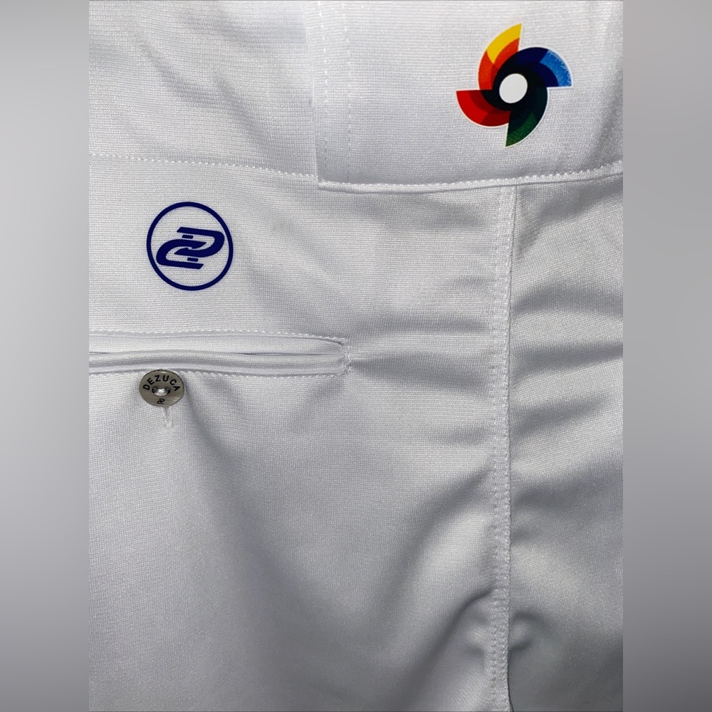 2023 World Baseball Classic Jesus Luzardo #44 Game Used White‎ Dezuca Pants - Picture 4 of 8